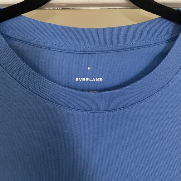 FINAL SALE: Everlane The Weekend Tank Dress in Blue Opal - Picture 5 of 9